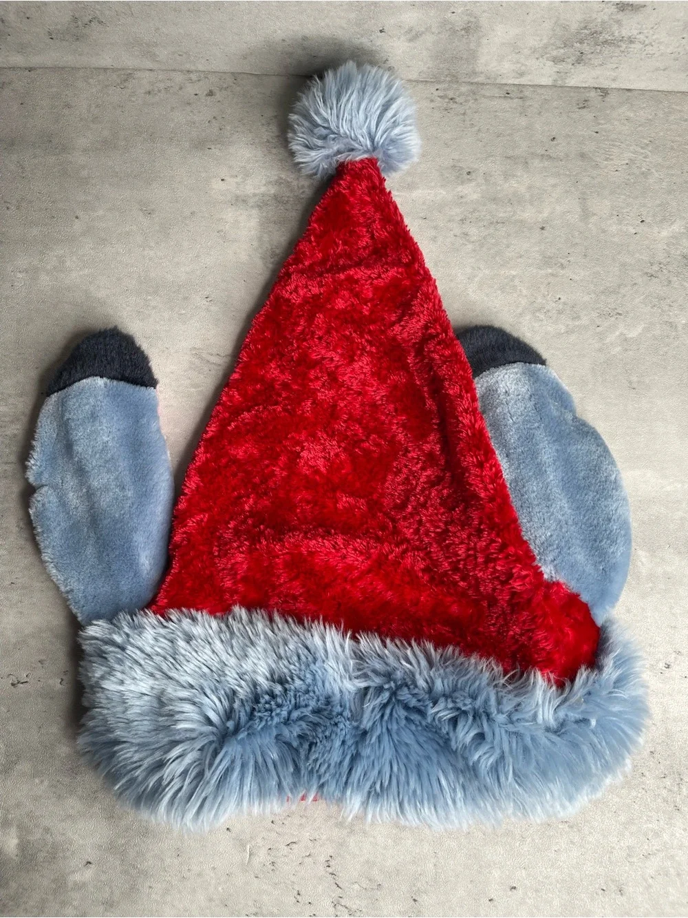 Disneyland Paris Stitch Santa Hat long Ears France Disney Resort Christmas Vtg